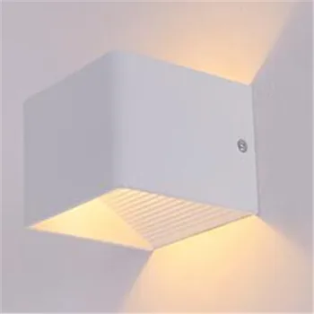 LED Sienos Lempos Aikštėje LED Aliuminis Sieninis Žibintas Naktiniai Kambario, Miegamojo, Namų Apšvietimas, vidaus Patalpų Apdaila, Patalpų Sieniniai Šviestuvai