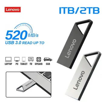 Lenovo USB Flash Drive 2TB, USB 3.0 Didelio Greičio Pendrive 1 TB 