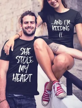 Mados Laišką Grafinis Moterų ir Vyrų Mėgėjams T-Shirt Dizaineris Valentino Diena Drabužių 3D Atspausdintas Vasaros Atsitiktinis Trumpas Rankovės