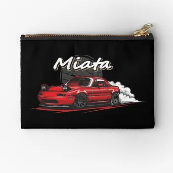 Mazda Miata Mx5 Užtrauktukas Maišeliai Kišenėje Maišelį Moterų Saugojimo Mažų Pakuočių Piniginės Pinigų Monetos Kojinės Klavišą Grynas Kosmetikos Apatiniai Vyrams