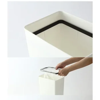 Medienos Plastiko Dulkių Šiukšlių Dėžę sumetami į šiukšlių konteinerį Namo Atliekų Aukštos Šiukšlių Kibirą, Kokybės, Laikymo Office PP