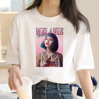 Melanie Martinez t-marškinėliai moterims juokingi komiksai Y2K marškinėliai mergina dizaineris 2000-ųjų komiksų drabužiai