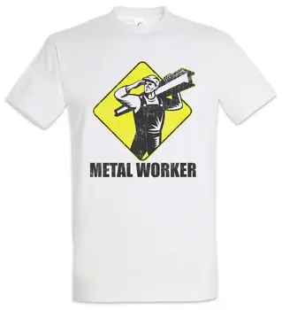 Metalo Darbuotojas III Marškinėliai Spynų Metalworker Metalo Statybininkas Statybos