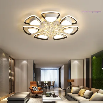 Modernus minimalistinis lubų lempa asmenybės kūrybos prabangūs krištolo lubų lempa kambarį lempos papildomi šviesos miegamajame