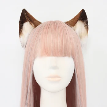 Multi-color Cos Fox Kačių Ausų Plaukų Juosta Anime Pliušinis Apdailos Anime Paroda Cosplay Šokių Helovinas Šaliai, Aksesuarai, puošniai Apsirengti