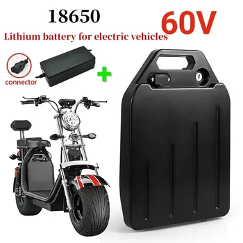 Naujas Citycoco Elektrinis Motoroleris Baterijos 60V 20Ah-100Ah Už 250W~1500W Motociklo/dviračio Vandeniui LithiumBattery+67.2 V Kroviklis