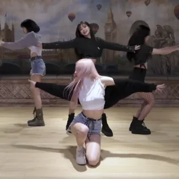 Naujas Korėjiečių Moterų Grupės Y2k Drabužius Kpop Džiazo Drabužių Moterų Street Dance Hip-Hop Lenkas Šokėja Naktiniame Klube, Karšta Mergina Drabužiai