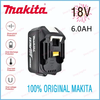 originalus Makita 18V 100% 6000mAh ličio-jonų elektrinių įrankių 18V bateriją BL1860 BL1830 BL1850 BL1860B