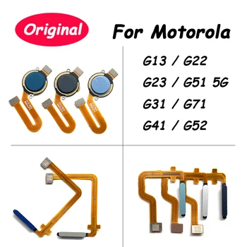 Originalą Motorola Moto G22 G31 G51 5G G13 G71 G23 G41 G52 pirštų Atspaudų Jutiklis Namo Grįžti Mygtukas Meniu Mygtukas Flex Juostelės Kabelis