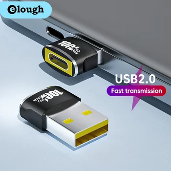 OTG USB 2.0 Į C Tipo Adapteris TypeC Moteris Male USB Keitiklis Greito Įkrovimo Duomenų Perdavimo Macbook 