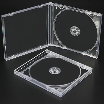 Plastikiniai DVD Atveju Portable CD Laikymo Dėžutė CD Paketo Atveju Patvarus DVD Dėžutė Sutirštinto CD, DVD Diskų dėžutė