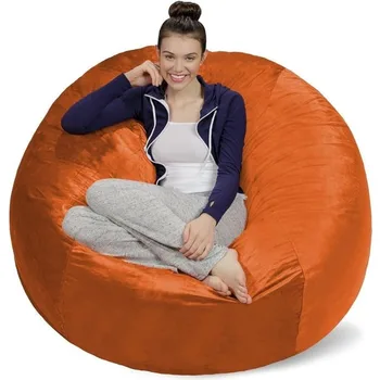 Pliušinis Ultra Minkštas Pupelių Maišų Krėslai,Paaugliams, Suaugusiems - Atminties Putos Beanless Kėdė pupos krepšiai sofa-lova, gyvenamasis kambarys sofos