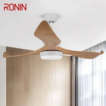 RONIN Šiaurės LED Ventiliatorius Šviesos Modernus Minimalizmas Restoranas Kambarį Tyrimą, Ventiliatorius, Šviesos, Nuotolinis Elektrinis Ventiliatorius Šviesos