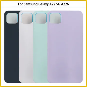 Samsung Galaxy A22 5G Baterija, galinis Dangtelis Galinių Durų Galaxy 22 A226 Plastikinis Skydelis Būsto Atveju Klijų Pakeitimo