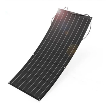 saulės skydelis 100w 200w 18v 24v, lanksčius saulės skydelis pagamintas iš ETFE medžiagos, ETFE lanksčias saulės skydelis 12V baterijų įkroviklis
