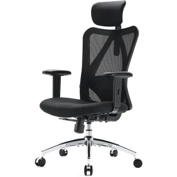 SIHOO M18 Ergonomiška Biuro Kėdė Didelis ir Aukštas Žmonių Reguliuojamas Pagalvėlės su 2D rankų atramos Juosmens atrama ir PUion