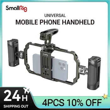 SmallRig Universalus Mobiliojo Telefono rankena rankena Kišeninis iPhone, 13 / 13 Pro / 13 Pro Max iPhone 14 Vaizdo Įrenginys Rinkinys 3155