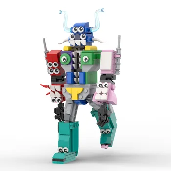 SS Nauja Versija Transformacijos Banban Mecha Robotas iš Garten iš Banban Veiksmų Skaičius, Plytos Žaislas Vaikams Kalėdų Dovana