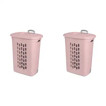 Sterilite Ultra™ Ratinių Plastiko Skalbimo Trukdo, Blush Pink, 2