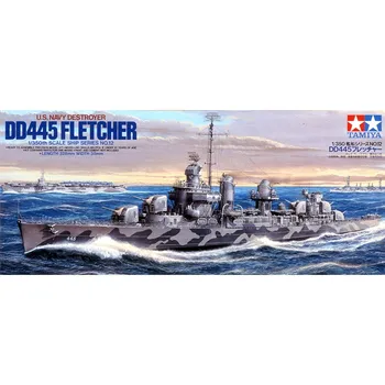 Tamiya America Inc 1/350 JAV karinio jūrų Laivyno DD445 Fletcheris 78012