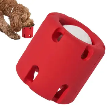 Teniso Būgniniai Įspūdį Šuns Žaislas Nusidėvėjimui atsparaus Natūralaus Kaučiuko Interaktyvus Šuo Kamuolys Laisvalaikį IQ Gydyti Balionėlis, Šunų Reikmenys