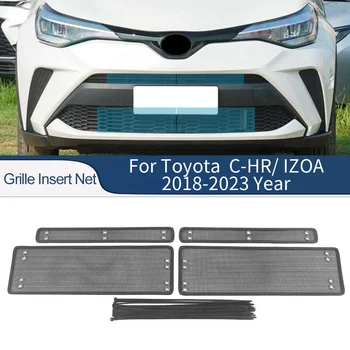 Toyota C-HR IZOA 2018-2023 CHR Automobilių Reikmenys Priekinės Grotelės Įterpti Net Anti-insect Šiukšlių Įrodymas, Vidinis Padengti Apsauginiu Tinkleliu