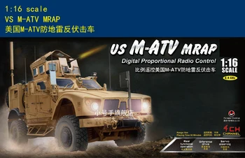 TRIMITININKAS 00814 1:16 JAV M-ATV MRAP Skaitmeninis Proporcingo Radijas Kontrolės modelį rinkinys