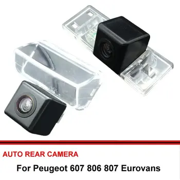 Už Peugeot 607 / 806 / 807 Eurovans HD CCD Transporto priemonės vaizdo Kamera Naktinio Matymo Galinio vaizdo Kamera, Atbulinės eigos vaizdo Kamera Automobilio atsarginę Kamerą