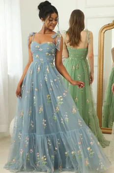 vestuvės dress Gimtadienio suknelės Elegantiškas oficialų smaragdas suknelės 2023 smaragdas žalia