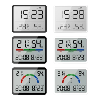 YYSD Šiuolaikinės Skaitmeninės Sieninis Laikrodis Dienos Temperatūra Stilingas ir Funkcionalus